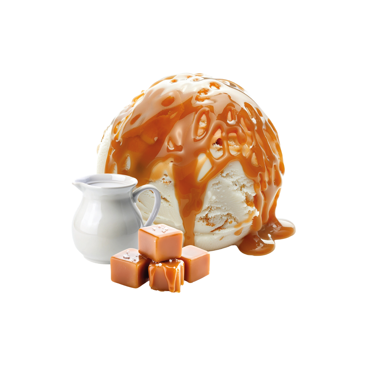 Fiordibufala variegato con caramello salato